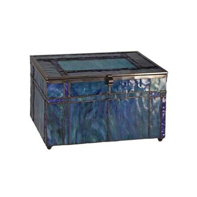 Seaside (stained glass memory chest - blue)